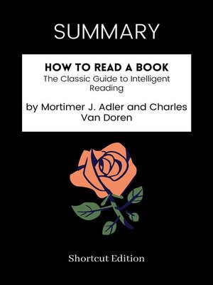 cover image of SUMMARY--How to Read a Book